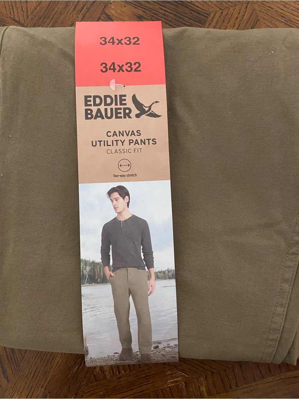 Eddie Bauer Canvas Utility Pants - Kaki